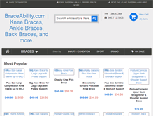 Tablet Screenshot of braceability.com